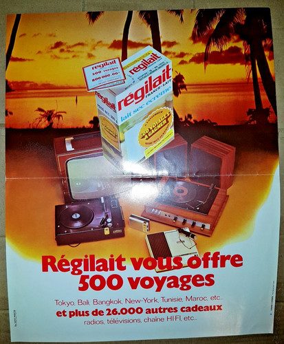 Affiche publicitaire ancien - publicitaire,
