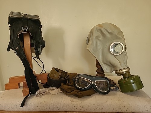 Casque aviateur masque - masque, gaz
