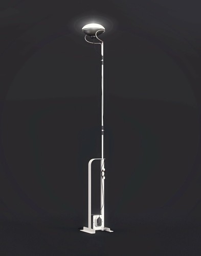 Flos toio led - led, blanc,