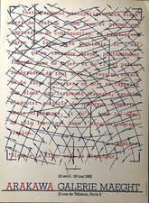 Arakawa Affiche Lithographie