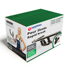 Pack Attelage Westfalia pour Skoda Rapid break 15- Amovible + Faisceau s. 13 br.