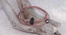 Bracelet perle noire tahiti - noire,