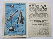 25 Images Chocolat COOP : LES VOYAGES INTERPLANETAIRES à choisir parmi 47 images