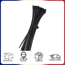 Colliers Serrage Fixation Auto-bloquant Rislan Robustes Qualité Pro 100 Pcs