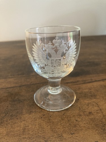 Ancien verre liqueur - verre, ou