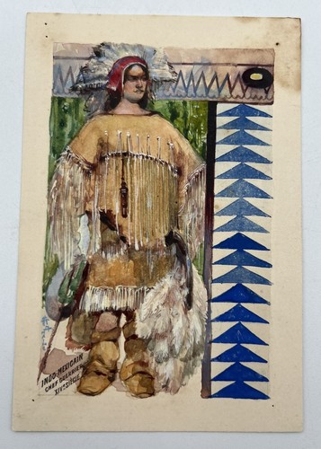 Gouache originale maquette - gouache,