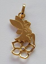 Pendentif "Elfe ou Fée"  en or massif 18 carats