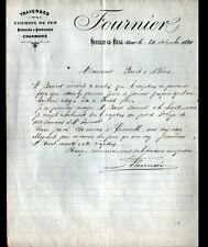 NEUILLY-LE-REAL (03) SCIERIE / TRAVERSES de CHEMIN DE FER "FOURNIER" en 1894