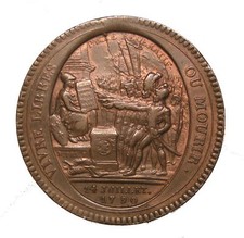 ~ Monneron: 5 Sols Pacte Féd., 1792- An IV, Quasi SUP ~