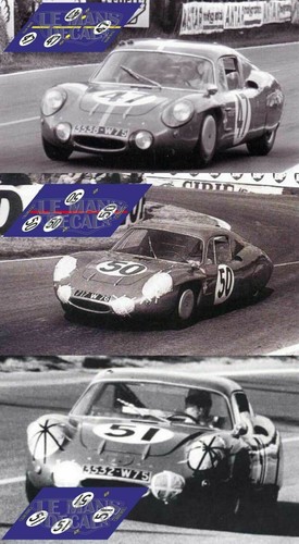 Décal alpine m64 mans - alpine, 1965