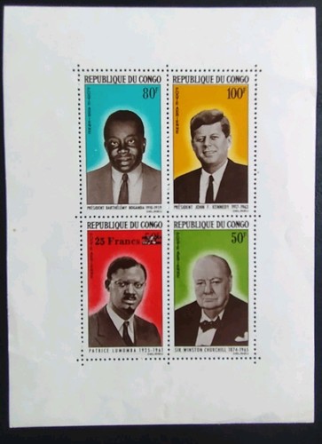 Bloc timbres congo - n°, poste