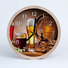 Tulup Horloge murale en bois