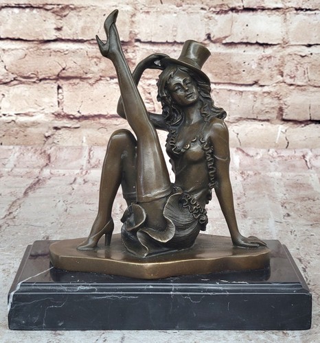 Statue bronze actrice - bronze, de