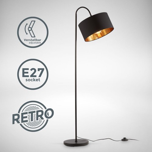 Lampadaire rétro pivotant