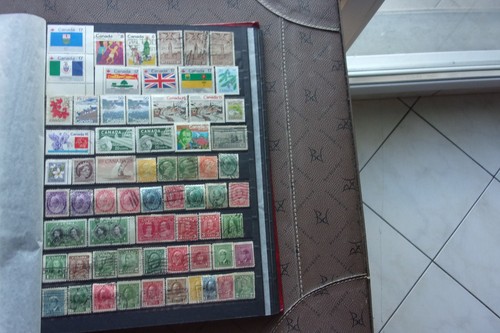 Canada lot timbres obl - canada,