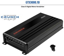 Amplificateur numérique mono 1 canal Crunch GTX3000.1D 3000 watts avec...