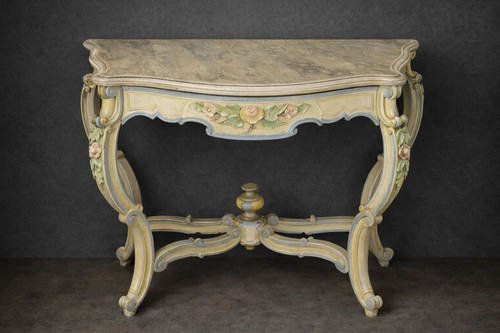 Console italienne peinte - , et