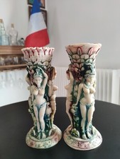 Paire de vases en résine