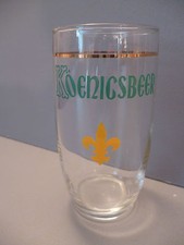 Verre a biere publicitaire ancien "KOENIGSBEER"