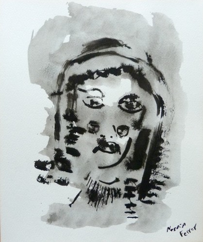 Portrait femme signe - portrait,