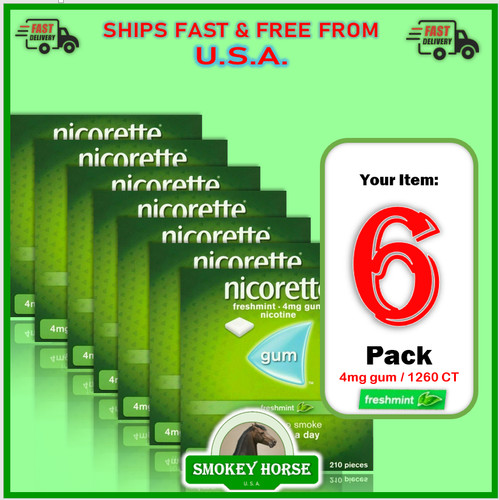 Nicorette gum 4mg - 6, x