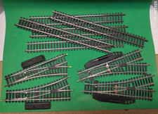 lot d'aiguilages manuels et rails droits jouef et lima