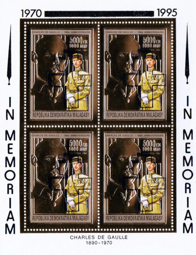 Stamps madagascar 1995 imperf - stamps,