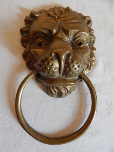 Heurtoir bronze tête - bronze,