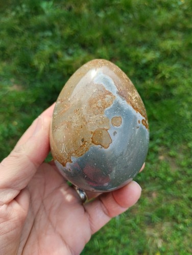 Jaspe océan forme oeuf pierre - jaspe,
