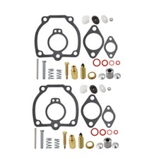 2 Set Carburetor Repair Kit Fit for IH Farmall Super M W4 O4 W6 O6 Tractor