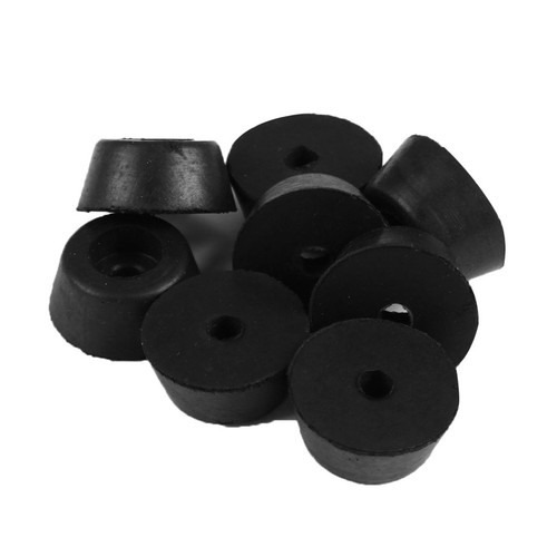 8pcs noir conique universel