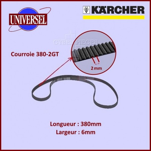 Courroie 380 pour karcher - pour,