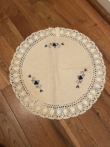 Round doily linen perfect for - round,