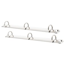  2 Pcs Classeur À Anneaux A4 3 Trous De Reliure Trombones Liant Feuilles Lâches