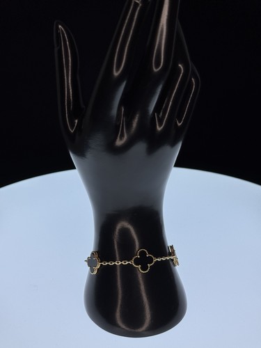 Karat yellow gold bracelet - yellow,
