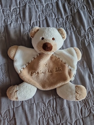 Doudou plat arrondi grain - doudou,