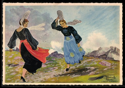 Carte postale artiste - carte, d'artiste