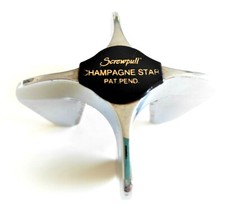 Griffe à bouchon de champagne chromée - Screwpull