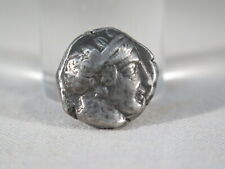 TETRADRACHME ANCIENNE PIECE ANTIQUE ATHENES TETE ATHENA CHOUETTE