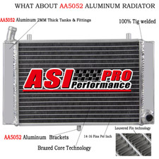 2 Rangées Radiateur Pour