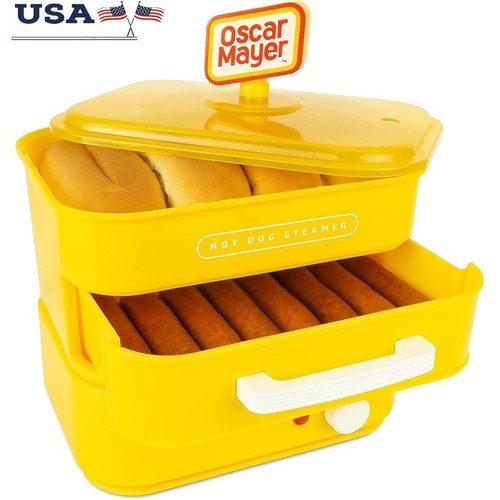 Hot dog steamer bun - bun, warmer
