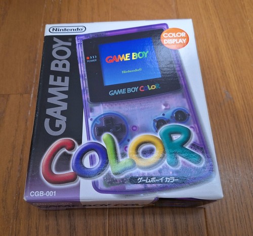 New gameboy color clear purple - new,