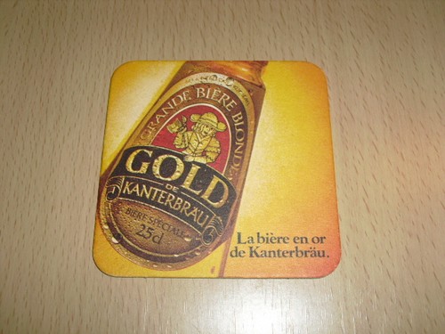 Sous bock kanterbrau gold - sous-bock,