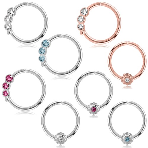2mm oreille anneau piercing - oreille,