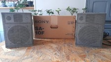 rare Enceinte Amplifiées Sony SA-10F Série Falcon Avec Défauts