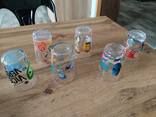 Lot verres moutarde - à, /