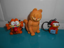 Lot 3 Figurines chat Garfield le film porte clés 4/7cm