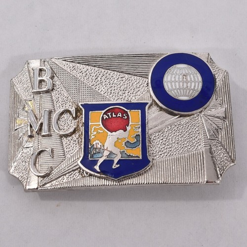 Vintage deco etched - etched, enamel