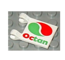 LEGO® Part 2335px13 - Flag 2 x 2 Square with Octan Logo Pattern