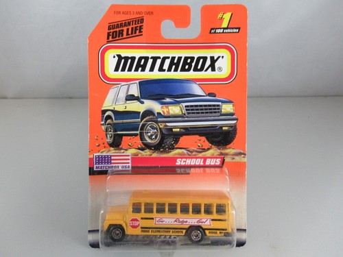 Matchbox school bus usa 99 - matchbox, 1